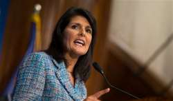 Don’t need India, China and France telling us what to do, says Nikki Haley