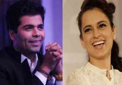 Karan Johar and Kangana Ranaut