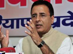 File pic of Congress spokesperson Randeep Singh Surjewala