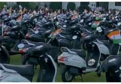 Bonanza for 125 employees as Surat diamond merchant gifts scooters