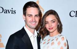 evan spiegel and miranda kerr