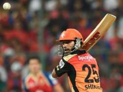 Dhawan's unbeaten half-century guides SRH to 7 wickets win over MI