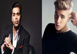 karan johar, justin bieber