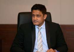 A file image of current India team's head coach Anil Kumble.