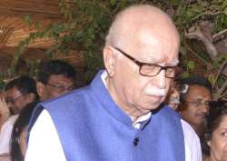 File pic of BJP leader LK Advani