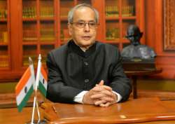 File pic of President Pranab Mukherjee