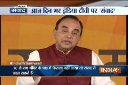 Subramanian Swamy at India TV Samvaad