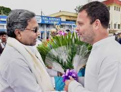 Chief Minister Siddaramaiah, Rahul Gandhi