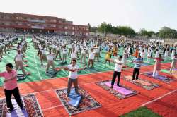 International Yoga Day celebration in India