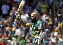 Hashim Amla celebrates his 100 during the ICC Champions Trophy