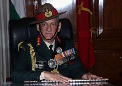 File pic of Army Chief Gen Bipin Rawat