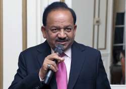 File pic of Environment Minister Harsh Vardhan