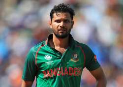 A file image of Bangladesh captain Mashrafe Mortaza.