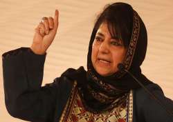 File pic of Jammu and Kashmir Chief Minister Mehbooba Mufti