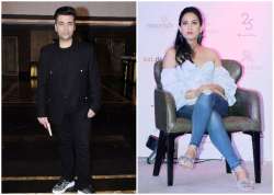 Karan Johar and Mira Rajput 