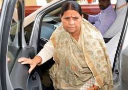 File pic of Rabri Devi 