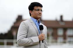 Sourav Ganguly during the ICC Champions Trophy Warm-up Match