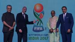 A file image of logo unveiling ceremony for the FIFA U-17 World Cup