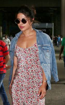 Priyanka Chopra arrives in Mumbai from New York