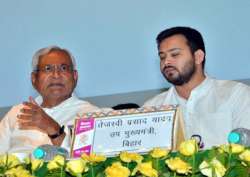 File pic - Nitish Kumar and Tejashwi Yadav 