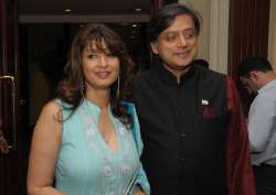 File pic - Sunanda Pushkar and Shashi Tharoor