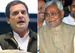 File pic - Nitish Kumar meets Rahul Gandhi in New Delhi