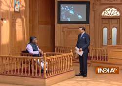 Law Minister Ravi Shankar Prasad in Aap Ki Adalat 