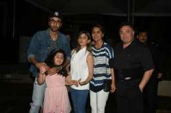 Ranbir Kapoor with Rishi Kapoor and Neetu Kapoor