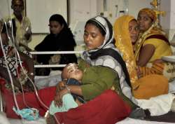 Gorakhpur: An inside view of a ward of BRD Medical College Hospital