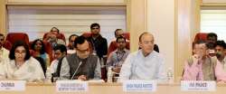 FM Arun Jaitley in GST Council meeting