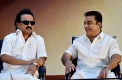 Kamal Haasan with Stalin