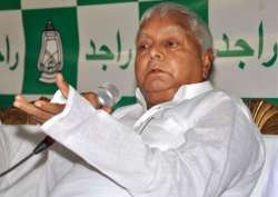 RJD supremo Lalu Prasad Yadav