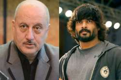 R Madhavan, Anupam Kher Mumbai rains