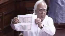 Uproar in RS as Congress alleges different types of Rs 500 notes