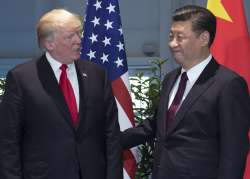 Donald Trump with Xi Jinping