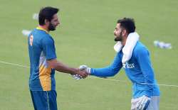 Shahid Afridi and Virat Kohli