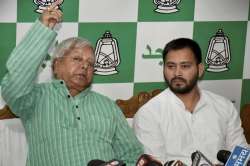 Lalu Yadav and son Tejashwi