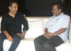 Arvind Kejriwal and Kamal Haasan