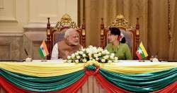 Modi with Suu Kyi