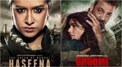 Bhoomi Vs Haseena Parkar Box Office Collection Day 1