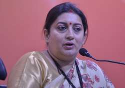 Union Minister and BJP leader Smriti Irani 