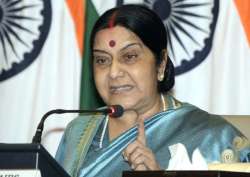 File pic of Sushma Swaraj 