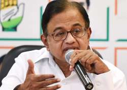 File pic of former finance minister P Chidambaram