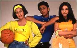 Karan Johar and Kajol on Kuch Kuch Hota Hai