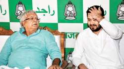 Lalu Yadav with his son Tejashwi.