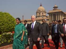 Nirmala Sitharaman with Mattis