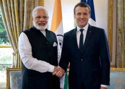 File pic - PM Narendra Modi and French President Emmanuel Macron