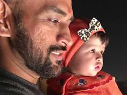 MS Dhoni Ziva video