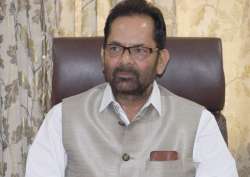 File pic - Union Minority Affairs Minister Mukhtar Abbas Naqvi