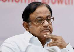 File pic of Congress leader P Chidambaram